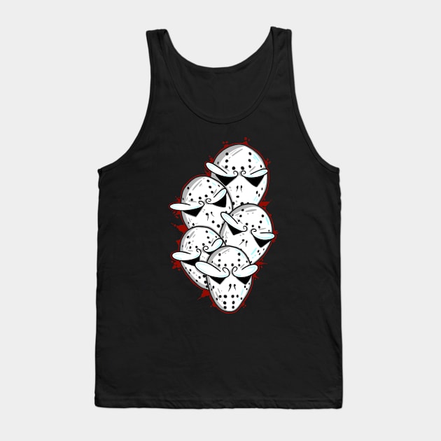 Jason Voorhees doodle Tank Top by Kakescribble